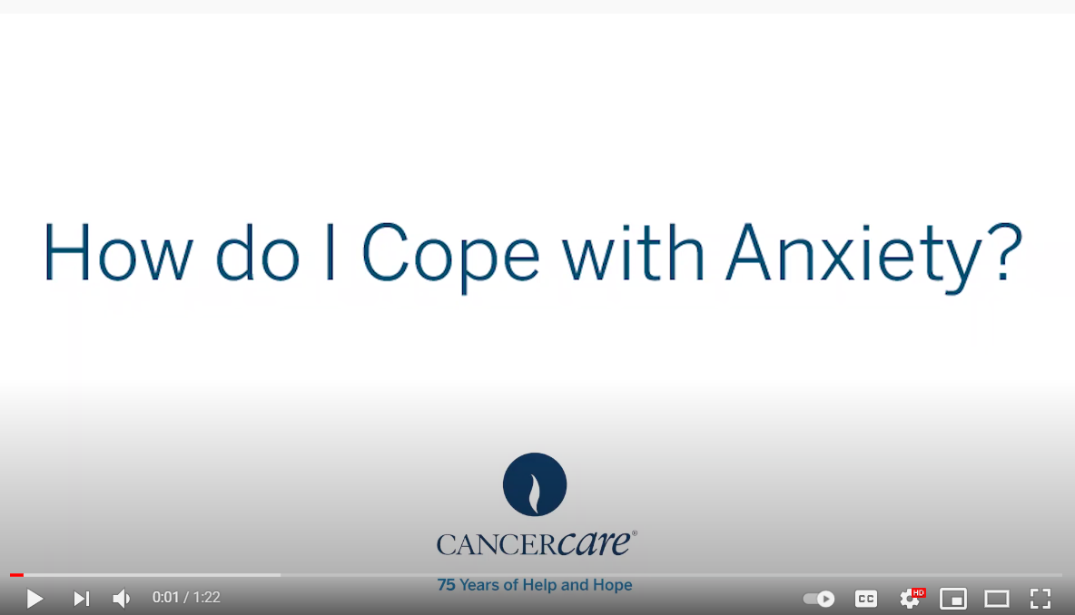 How Do I Cope With Anxiety | Nevada Cancer Coalition