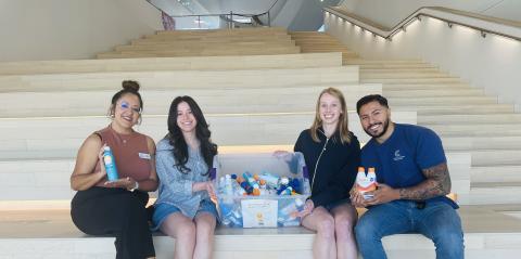 Sunscreen Donation - valerie martinez, maggie, emily ames and jorge arambula