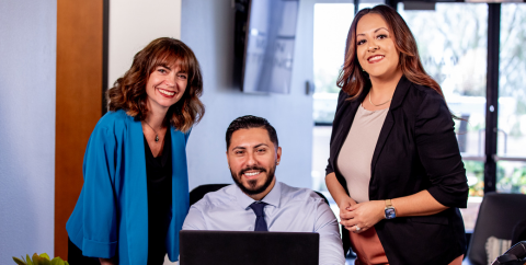 NCC navigators Amy, Jorge and Valerie